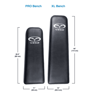 two vasa benches to compare size difference