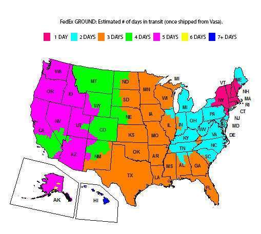 FedEx_Ground_Map