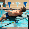 Vasa Trainer Pro at Pool Deck Performing Backstroke