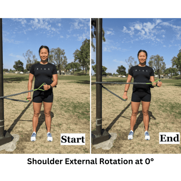 Swim Cord Kit Shoulder External Rotation at 0°