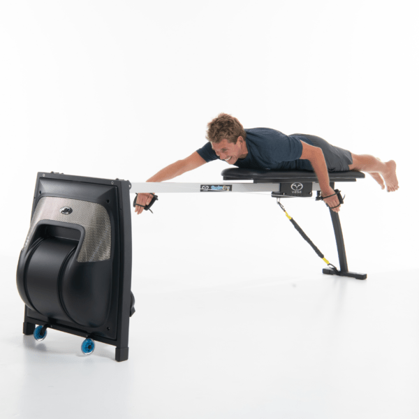 Athlete Training on a Vasa SwimErg